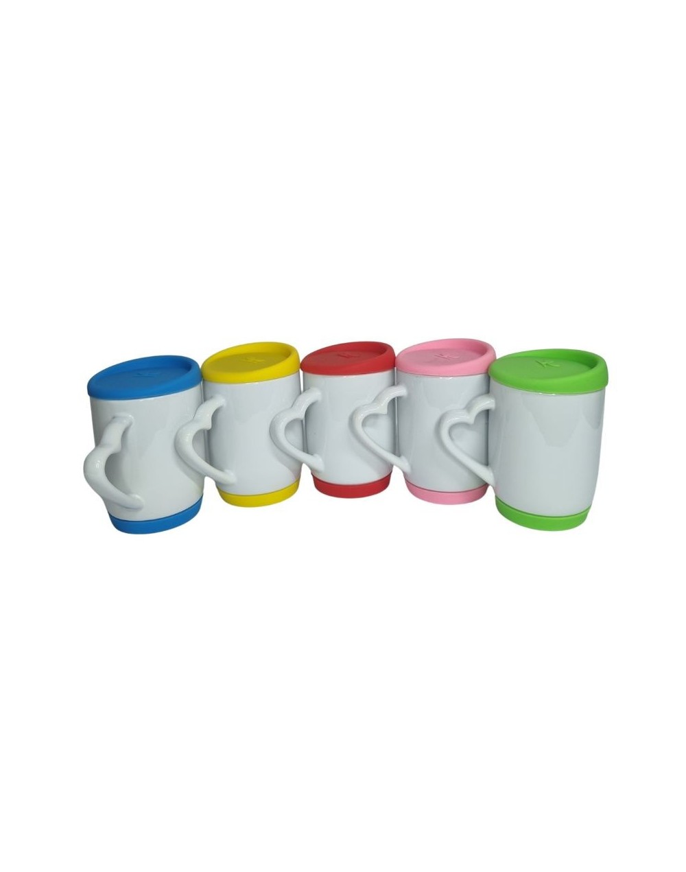 Mug con tapa y base de goma