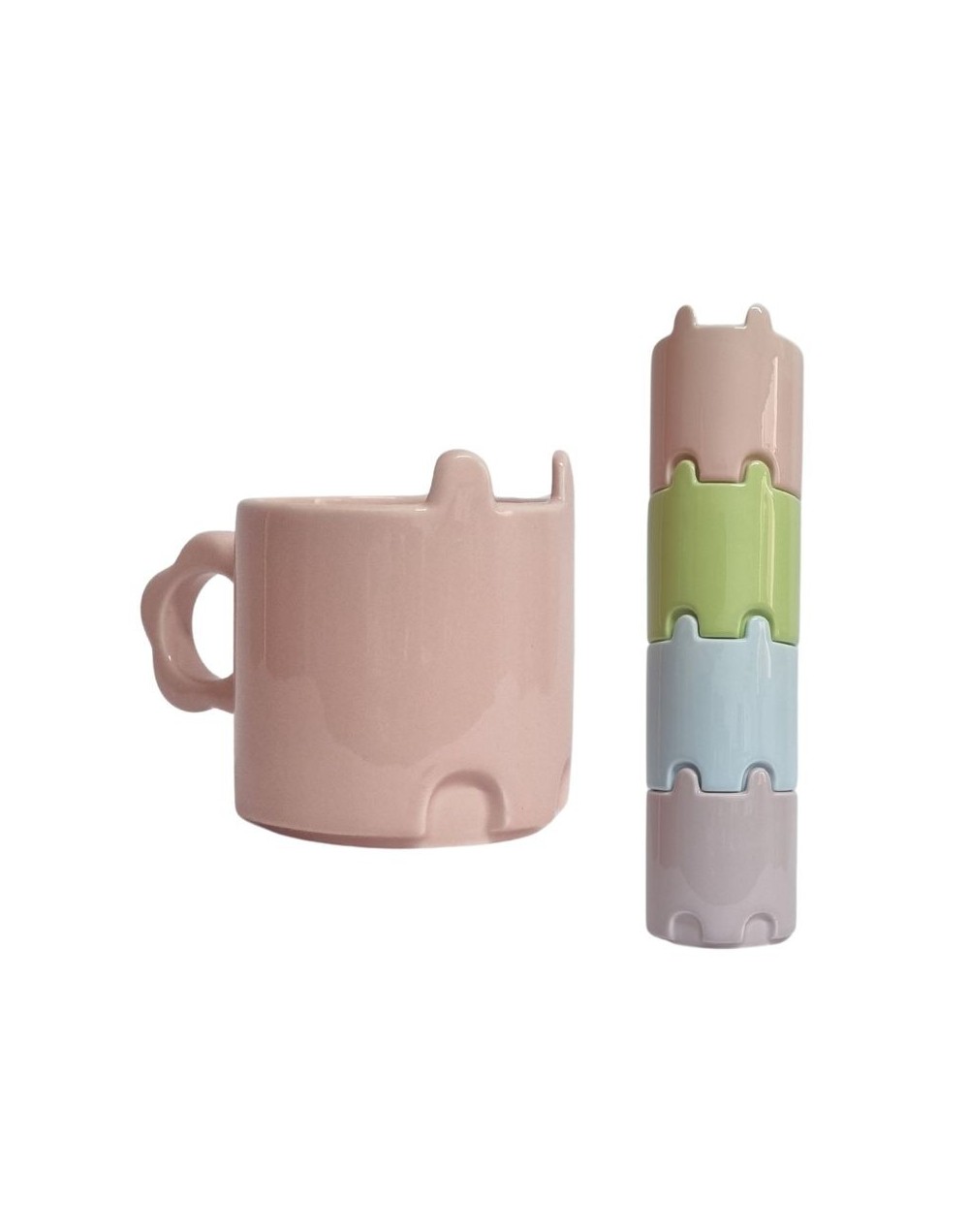 Set mug apilable x 4 Orejitas