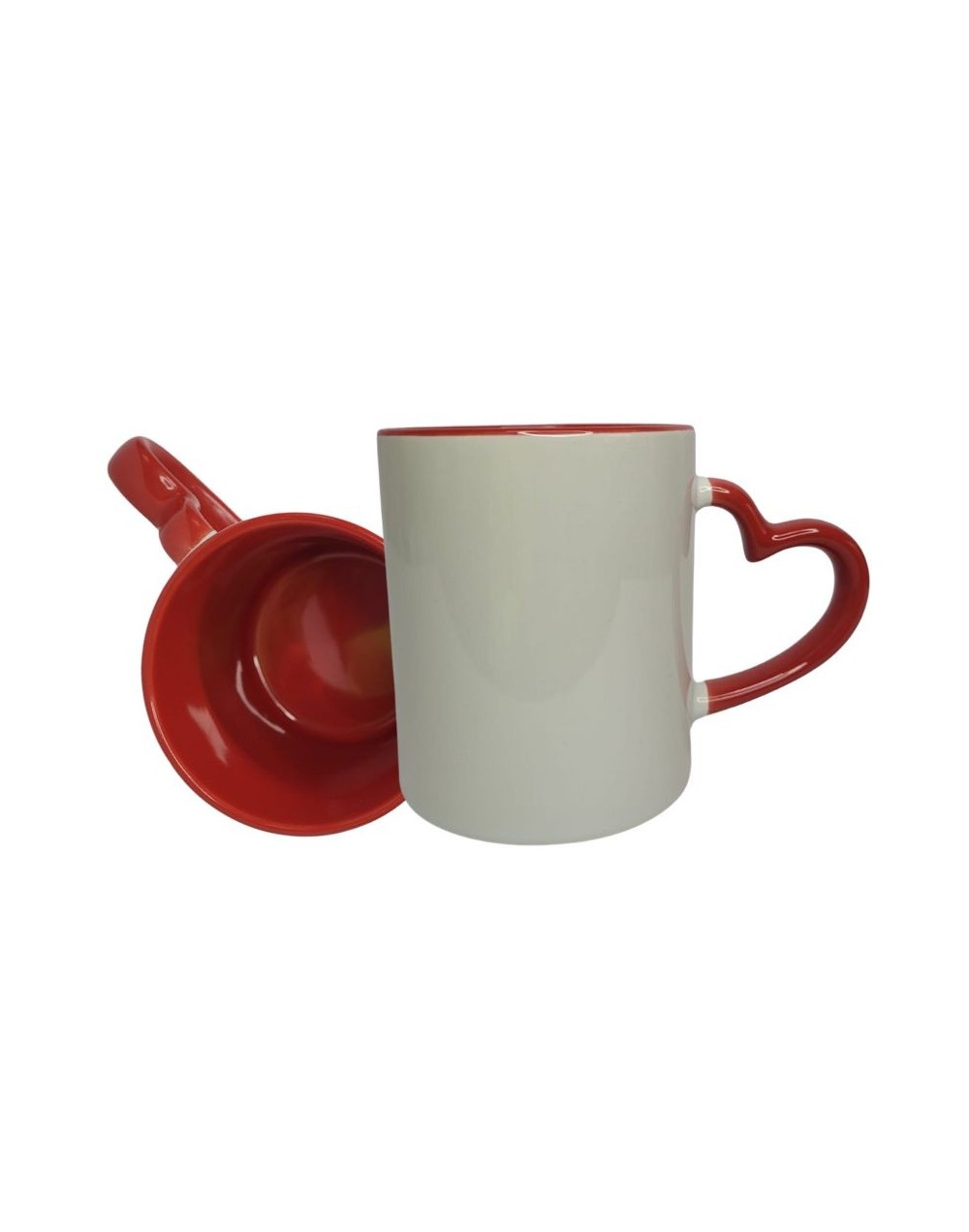 Mug 11 onzas Color interno Oreja Corazon