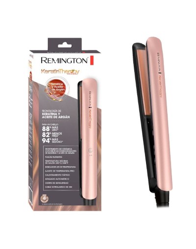 Plancha Alisadora Remington Shine Therapy Aguacate