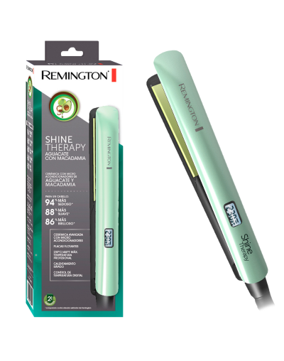 Plancha Alisadora Remington-Keratina y Aceite de Argán
