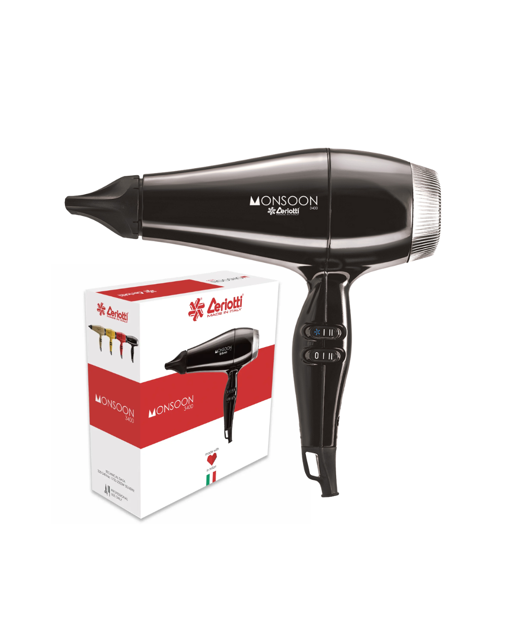 CERIOTTI SECADOR PRO. MONSOON 3400