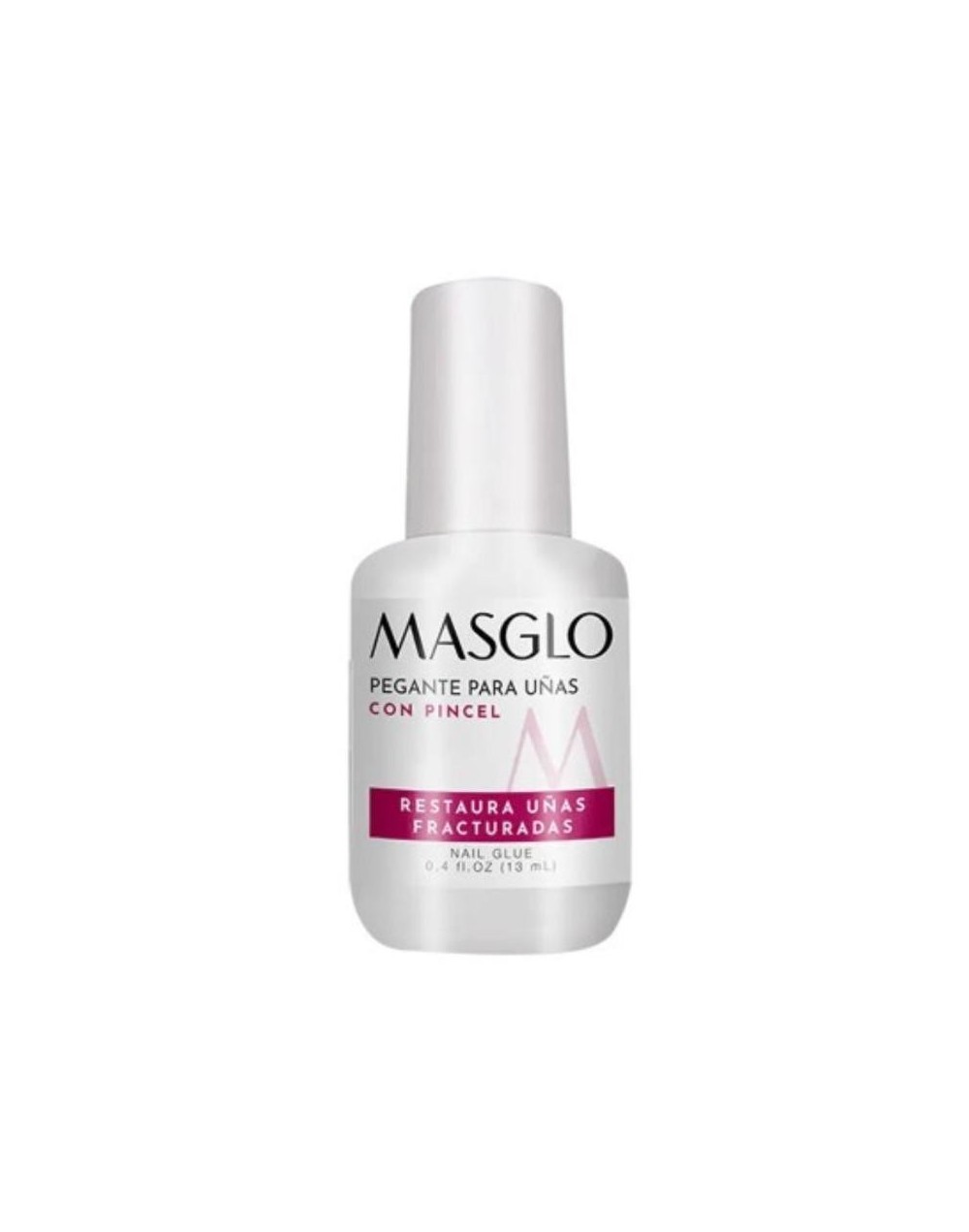 MASGLO PEGANTE PARA UÑAS NATURALES Y ARTIFICIALES CON PINCEL