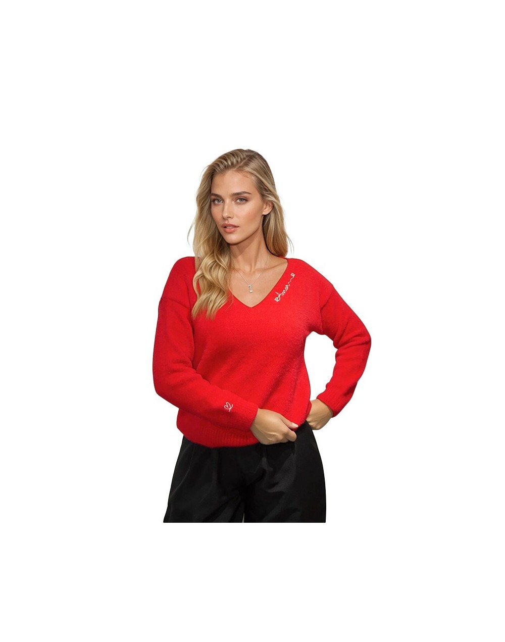 EMC922U18  Buzo Serena Color Rojo Talla Unica