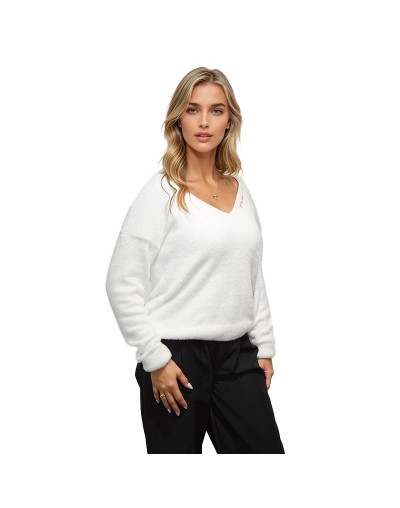 EMC922U08 Buzo Serena Color Marfil Talla Unica