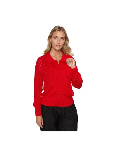 BMA924M18 Camisero Ambar Color Rojo Talla S/M