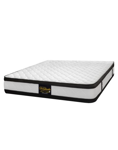 Colchón doble Atenas  Base cama Entera  Cabecero  Almohadas