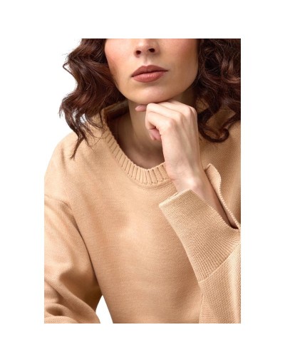 MMC870M09 Sueter Lauren Color Almendra/Terracota Talla S/M