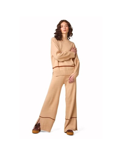 MMC870M09 Sueter Lauren Color Almendra/Terracota Talla S/M