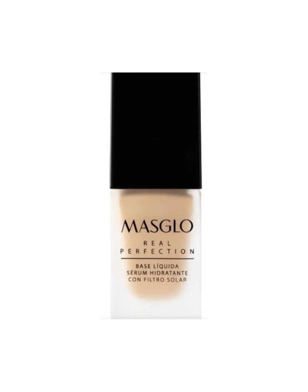 MASGLO REAL PERFECTION BASE LIQUIDA SERUM TONO OSCURO 1