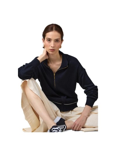 OMA862M04 Saco Ashley Color Azul Oscuro Talla S/M