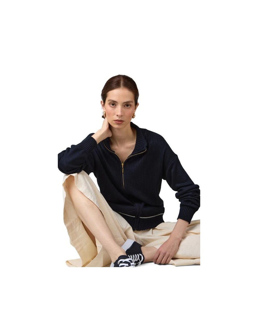 OMA862M04 Saco Ashley Color Azul Oscuro Talla S/M