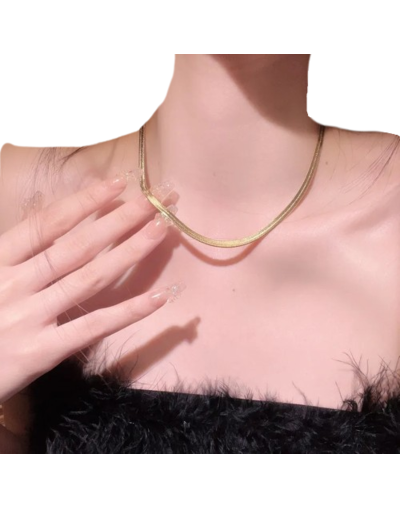 Collar serpiente dorado