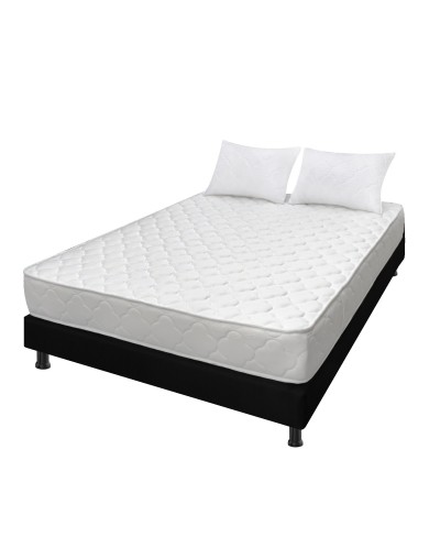 Colchón Doble Ultraflex  Base Cama Dividida  Almohada