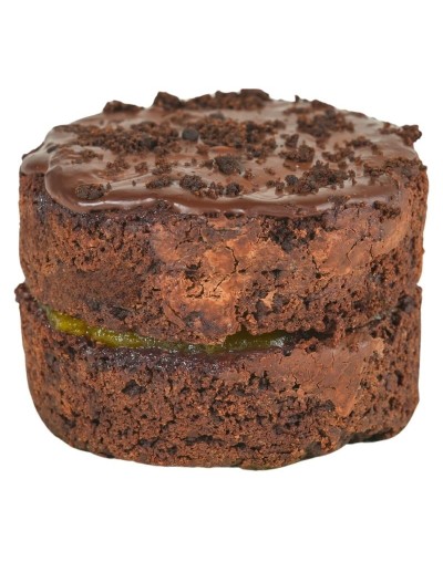 Brownie vegano de guatila y cubios tipo milkyway