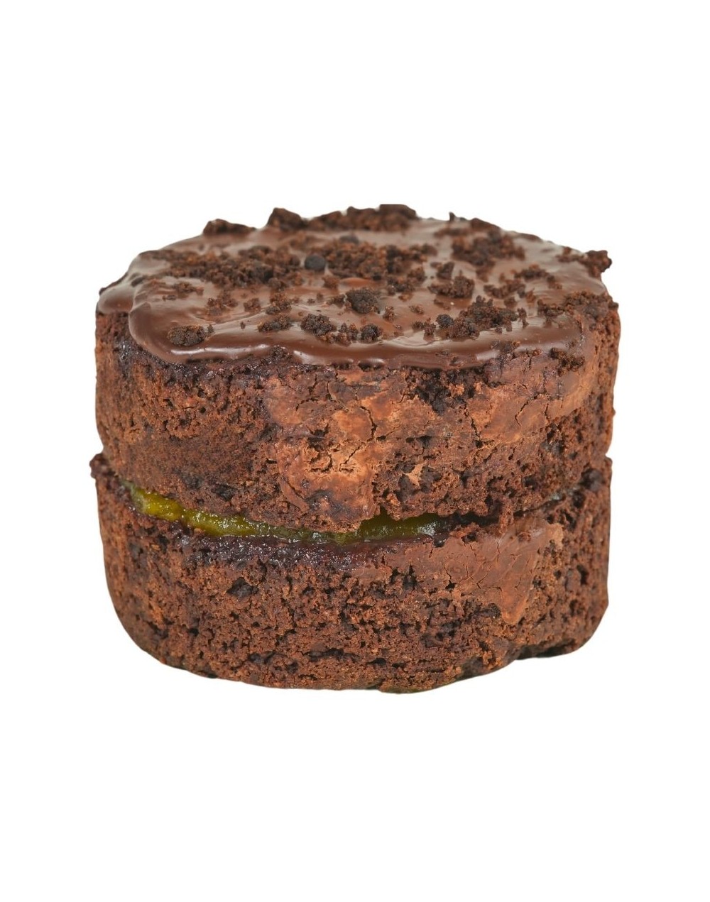 Brownie vegano de guatila y cubios tipo milkyway