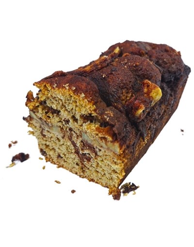 Pan pellizcable de banano y papa criolla con chocolate