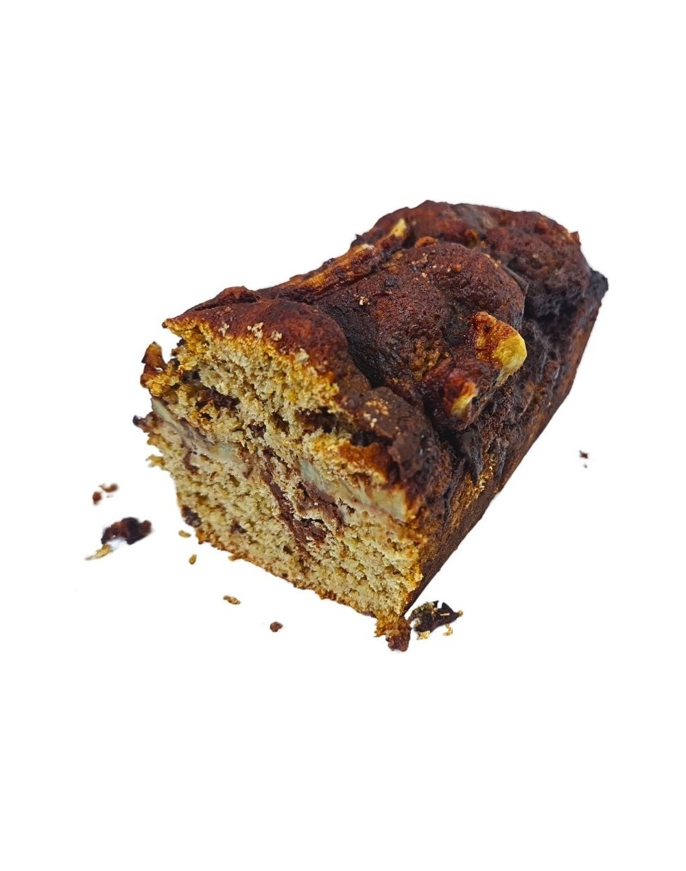 Pan pellizcable de banano y papa criolla con chocolate