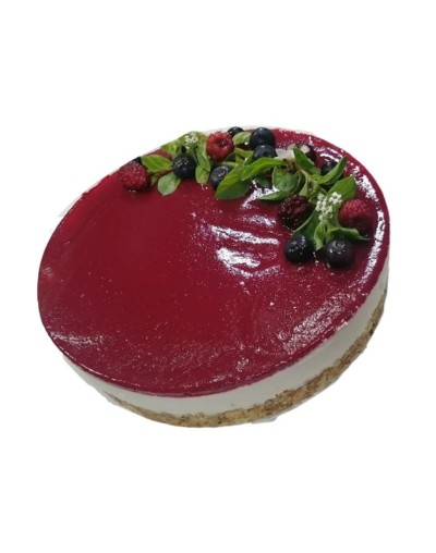 Cheesecakes guanabana y moras vegano
