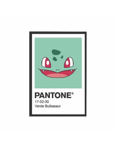 Cuadro Pantone Pokemon Bulbasaur