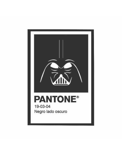 Cuadro Pantone Starwars-Darth Vader