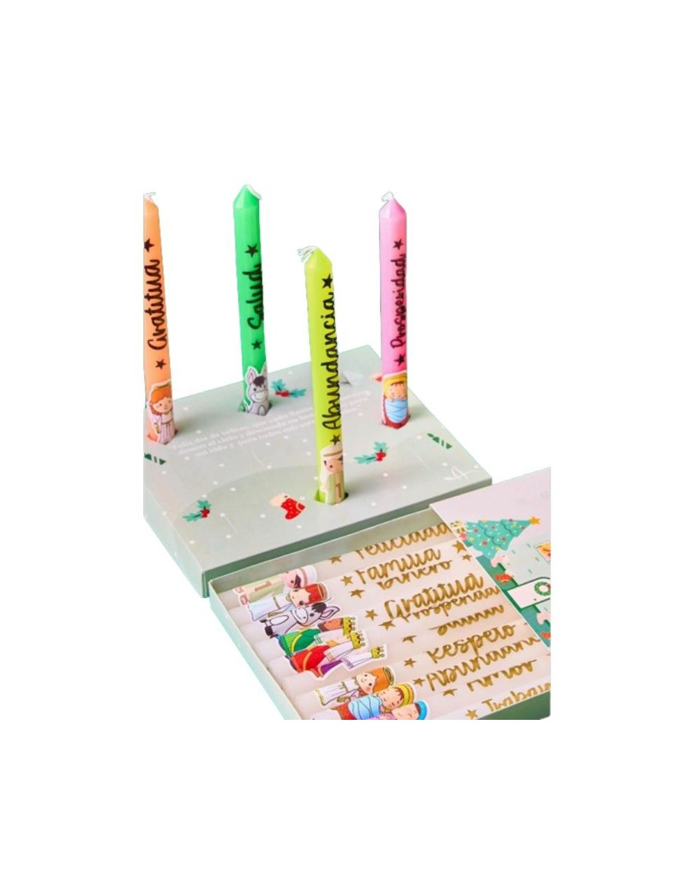 Caja de Velas Redondas