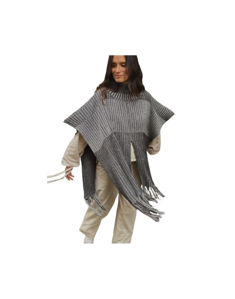 Poncho Horizonte  para dama Malune