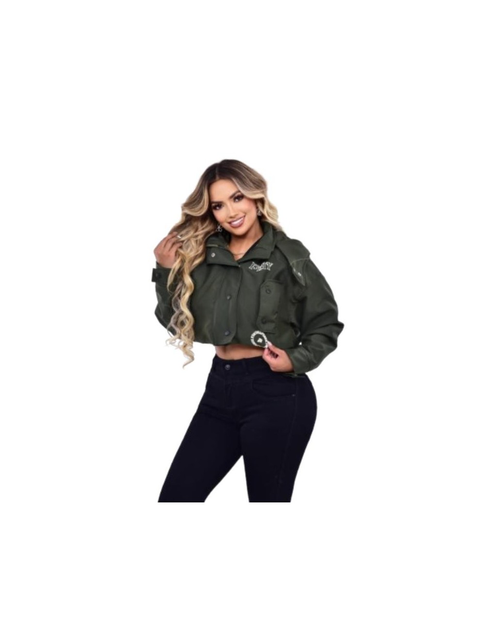 Chaqueta impermeable para dama BLACK Y MAILO