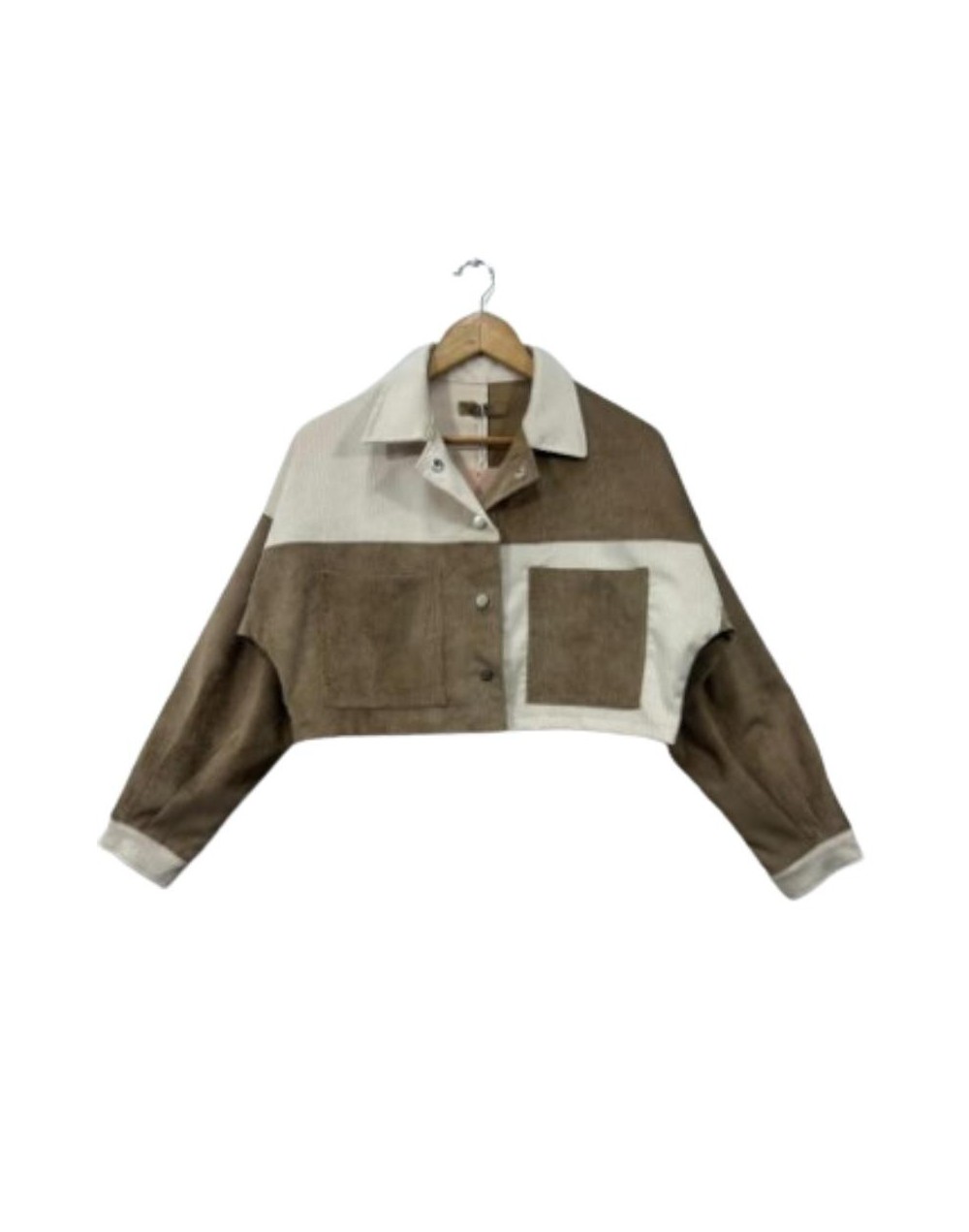 Chaqueta pana corta para dama BLACK Y MAILO