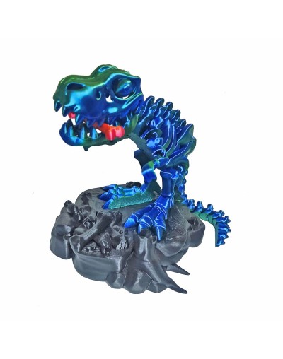 Dinosaurio T-rex skeleton impreso en 3D