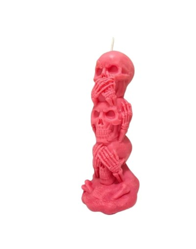 Vela Calaveras Apiladas