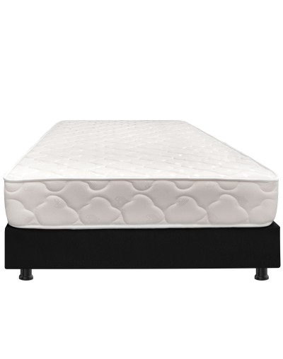 Colchón Sencillo Multisleep  Base Cama Entera  Almohadas