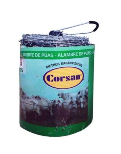 ALAMBRE DE PUAS GALV. C14.5 X 135 MTS