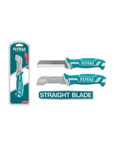 CUCHILLO PELACABLE 200 MM RECTO ACERO INOXIDABLE TOTAL