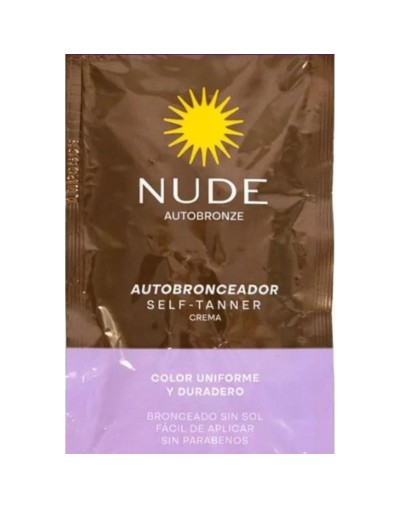 NUDE AUTOBRONCEADOR SELF TANNER CREMA 6 SACHET 20ML
