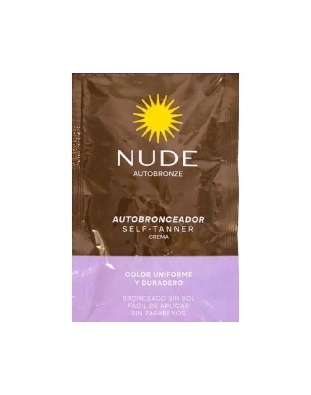 NUDE AUTOBRONCEADOR SELF TANNER CREMA 6 SACHET 20ML