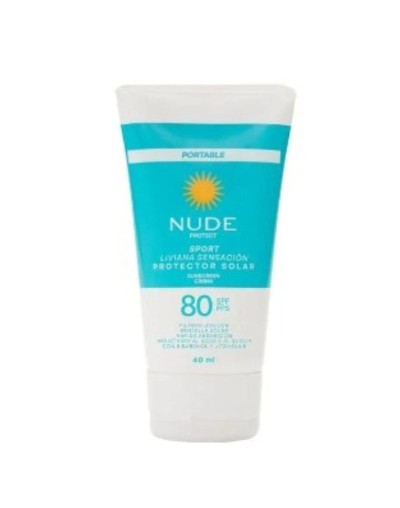NUDE SPORT 80SPF PROTECTOR SOLAR CORPORAL PORTABLE 40ML