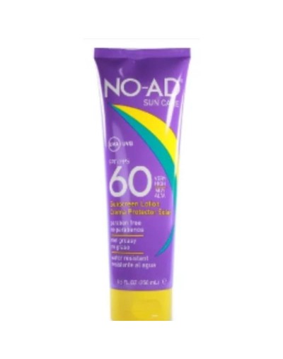 No Ad 60spf Sunscreen Lotion Crema Protector Solar 250ml