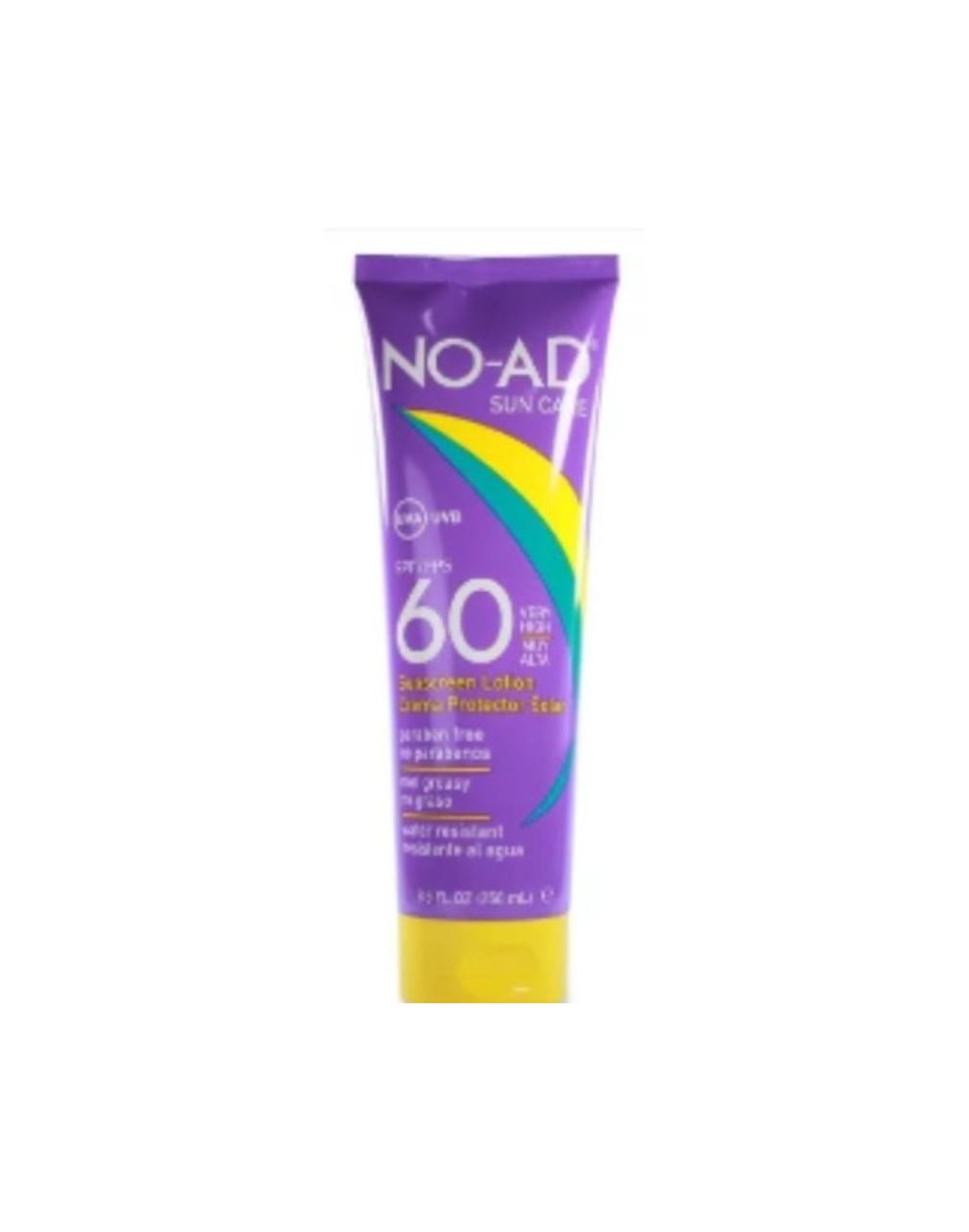 No Ad 60spf Sunscreen Lotion Crema Protector Solar 250ml