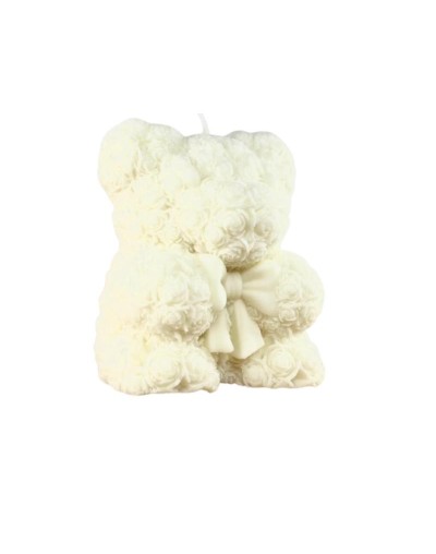 Vela TEDD de Eclipsa | Oso decorativo en forma de rosas