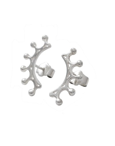 Aretes topos tipo corona energÍa QUEZTTEMA