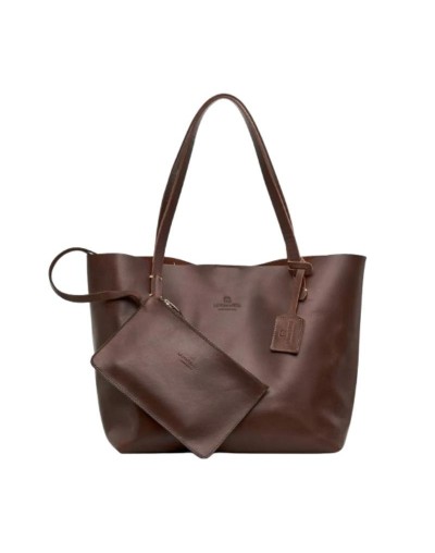 Classic Handbag Dark Chocolate Talla M