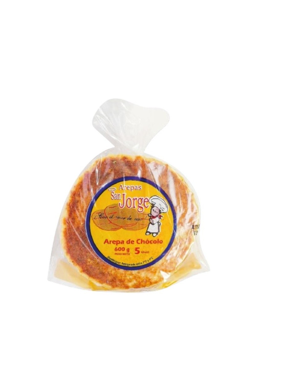 Arepa de Chócolo San Jorge 5 porciones