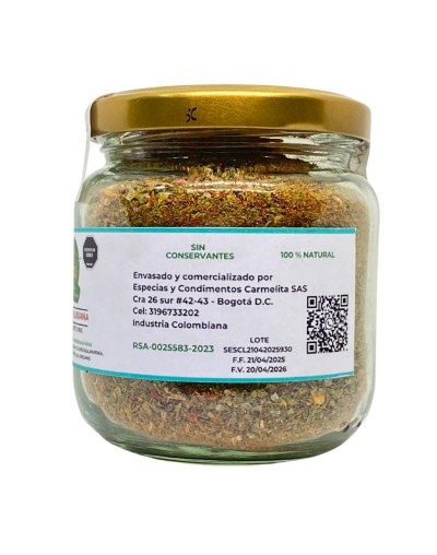 Sal Cajún Luisiana x 100 gramos