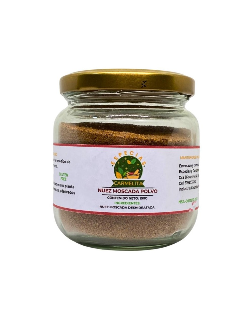 Nuez Moscada Molida x 100 gramos