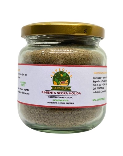 Pimienta Negra Molida x 100 gramos