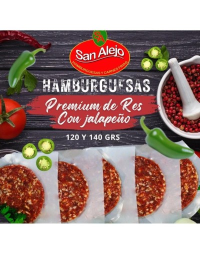 Hamburguesa jalapeña