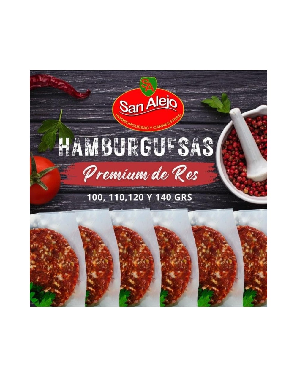 Hamburguesa de res