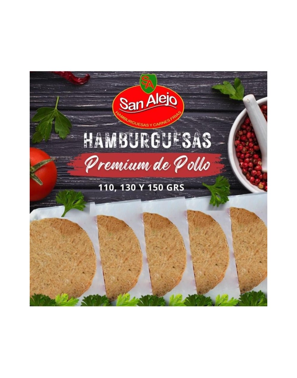Hamburguesa de pollo