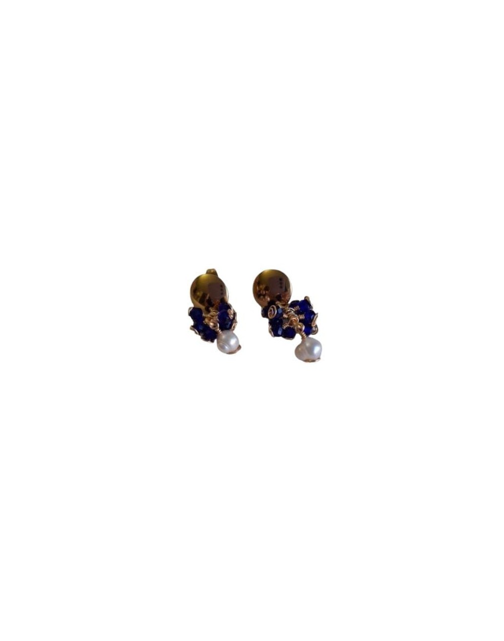 ARETES AZUL PROFUNDO